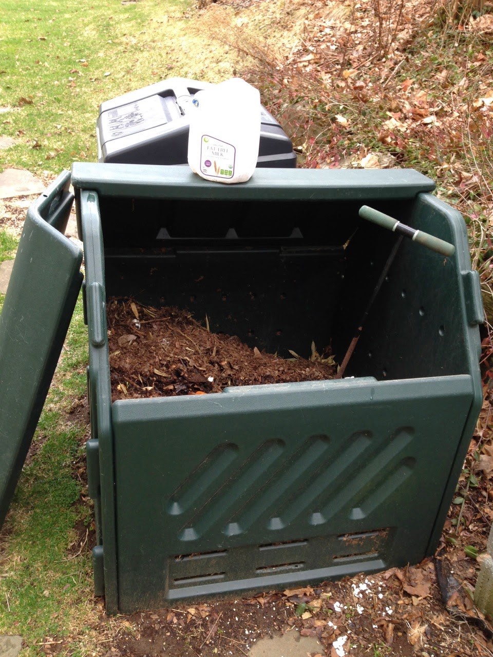 Sustainable Possibilities How about a rain barrel or compost bin?