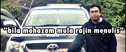 "bila mohazam mula rajin menulis"