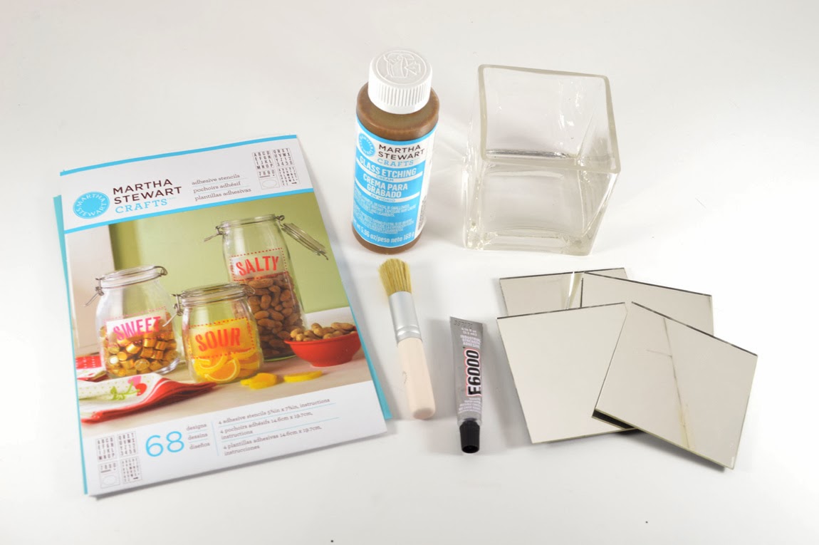 DIY Etched Glass Vase (Martha Stewart Crafts)