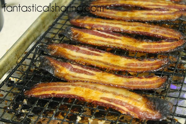 Check out this man-friendly #recipe for Beer-Candied Bacon - paired a honey weiss with cherrywood smoked thick-cut #bacon