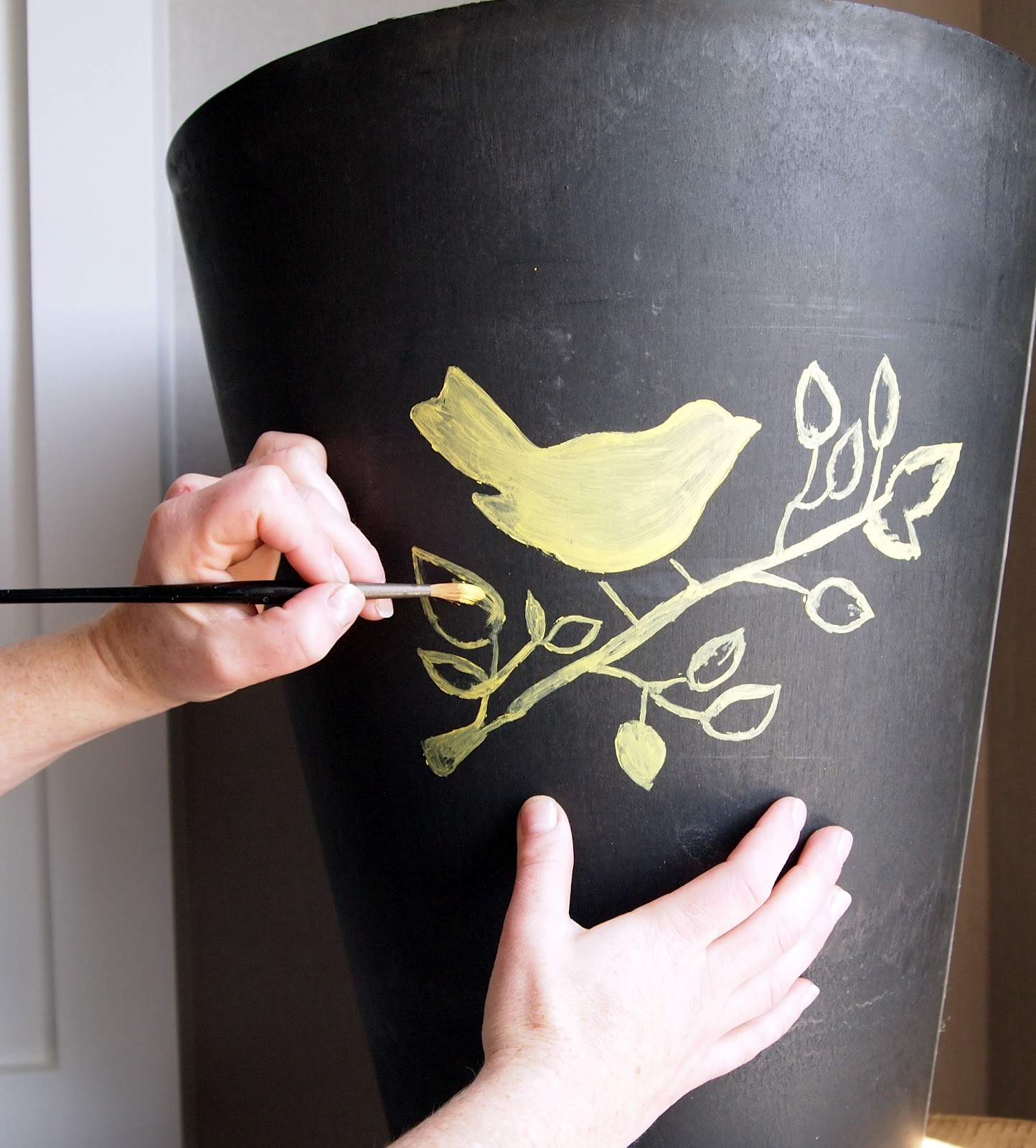 LoveYourRoom DIY Stencil An Outdoor Planter