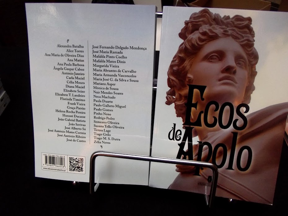 NECA MACHADO É AUTORA DE ECOS DE APOLO, OBRA COLETIVA DE POEMAS NA EUROPA