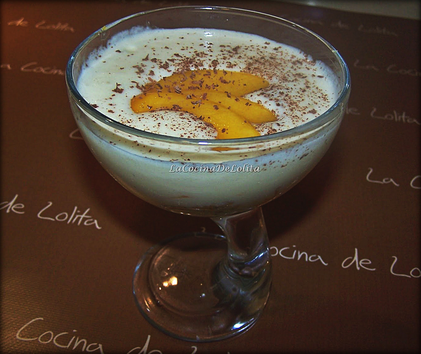 Tiramisu de Melocoton