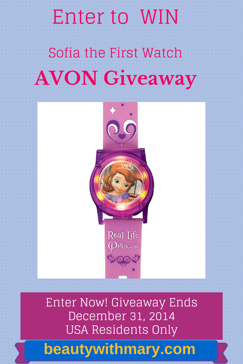 Avon Giveaway | Win Sofia the First Watch