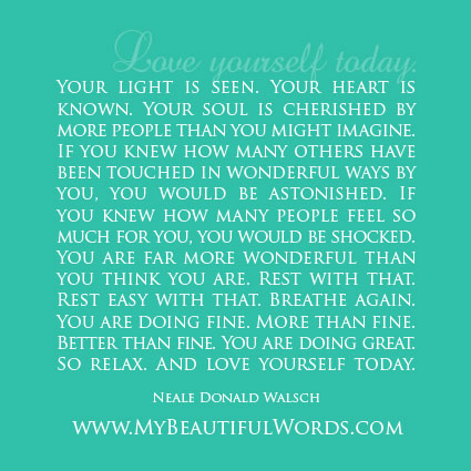 My Beautiful Words Love Yourself Today