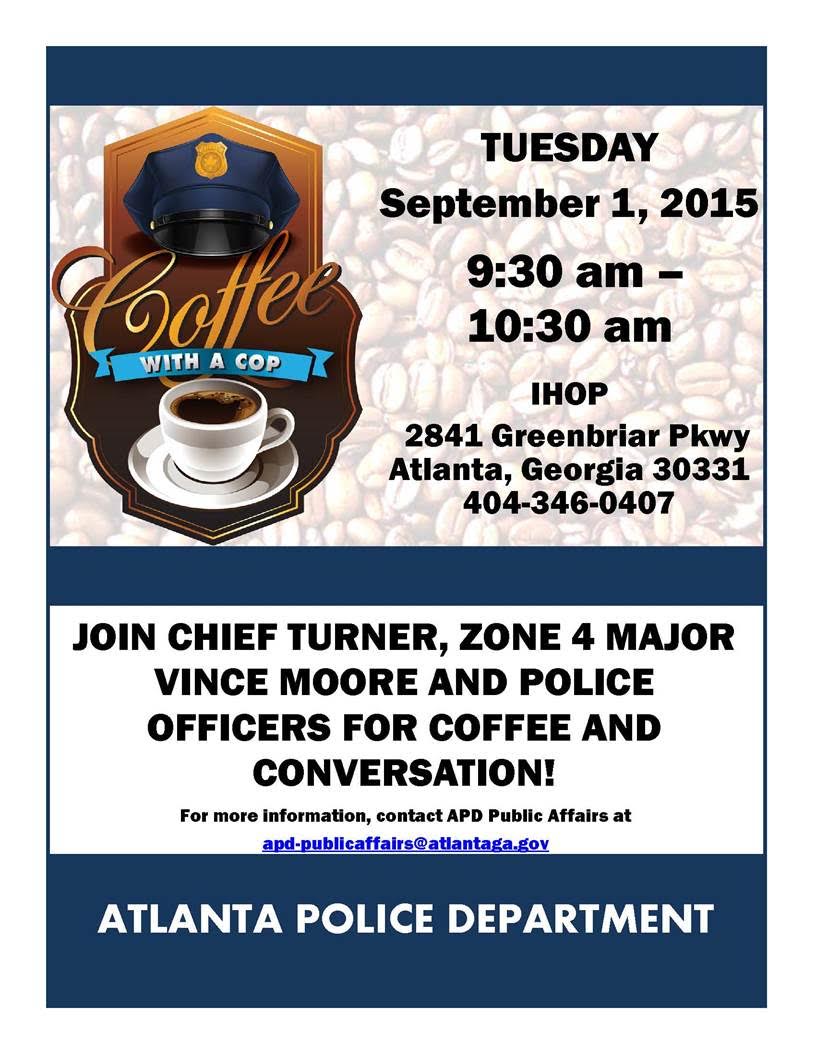 coffee with a cop flyer