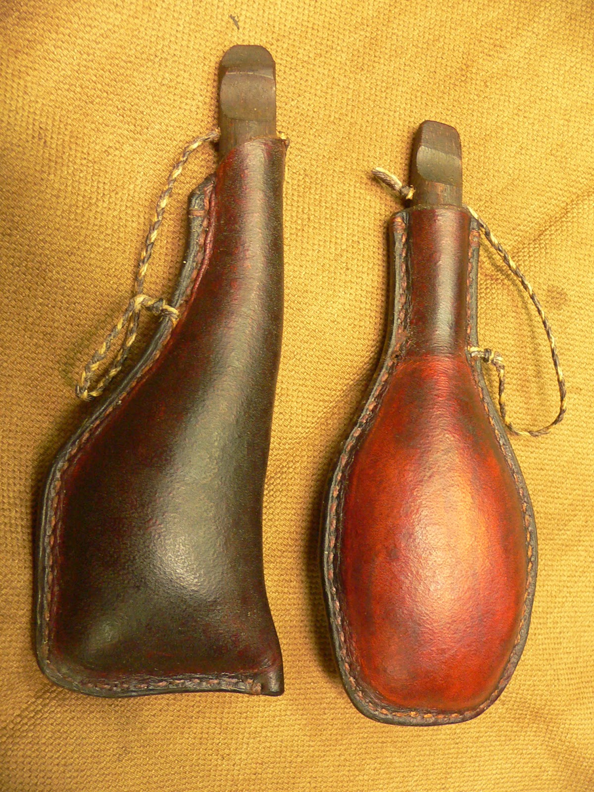 Leather from the Past Small Leather Shot Pouches