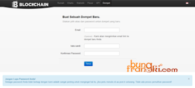Cara Membuat Wallet dari blockchain.info Untuk Bitcoin Cara Membuat Wallet dari blockchain.info Untuk Bitcoin