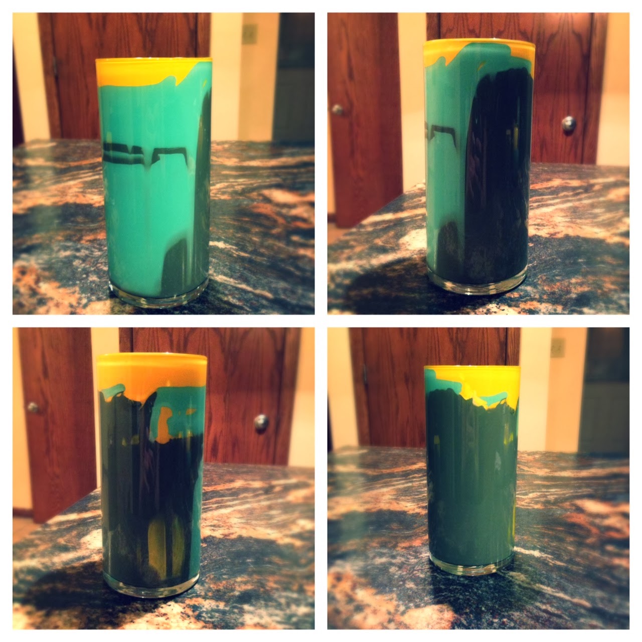 CRAFTY SATURDAY Paint Swirl Vase