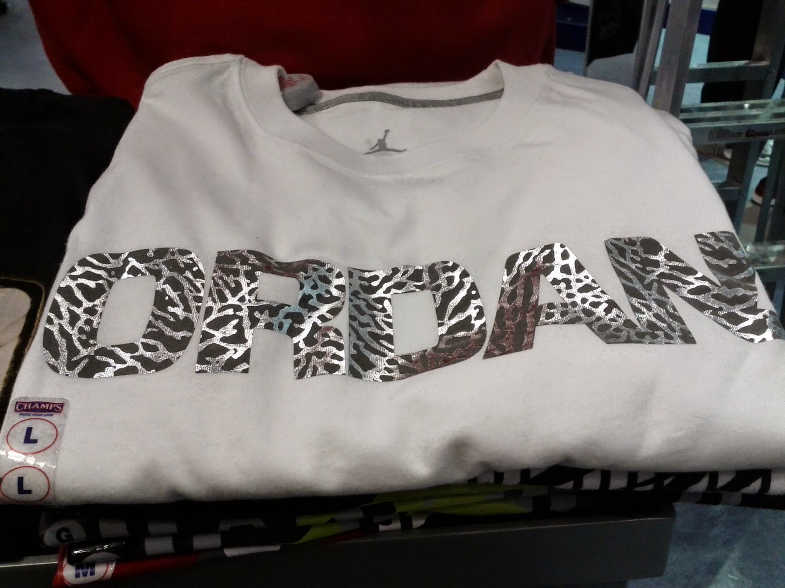 Toronto things Air Jordan Silver White tshirt, Dufferin Mall, Champs