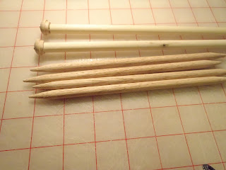 homemade knitting needles