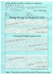 Elastic Lace Trimming Manufacturer - Hong Kong Li Seng Co Ltd