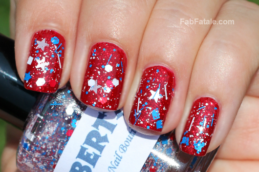 4th Of July Nail Ideas Easy Sparkle Nails Easy 4th Of July Sparkle Nails