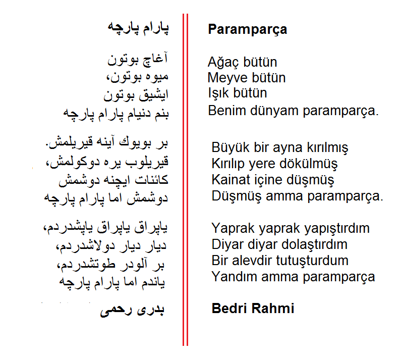 Osmanli Turkcesi Paramparca Bedri Rahmi Eyuboglu