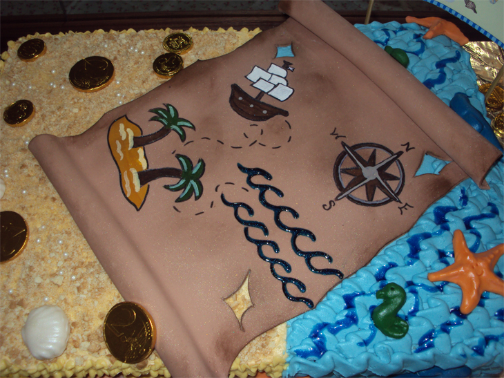 Delana's Cakes Treasure Map Cake Delana's Cakes Treasure Map Cake