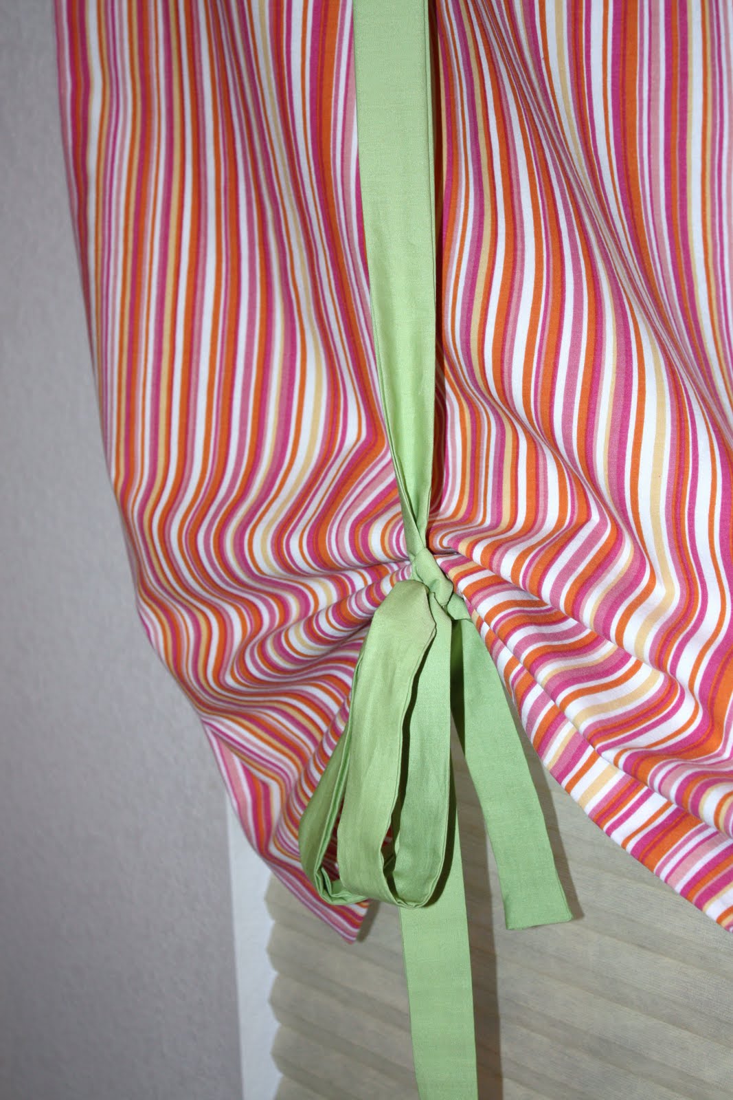 Custom Curtain from a Flat Sheet