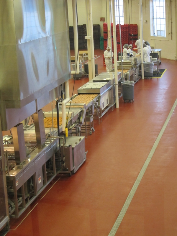 Feature Inside Krispy Kreme's Home Factory Brand Eating