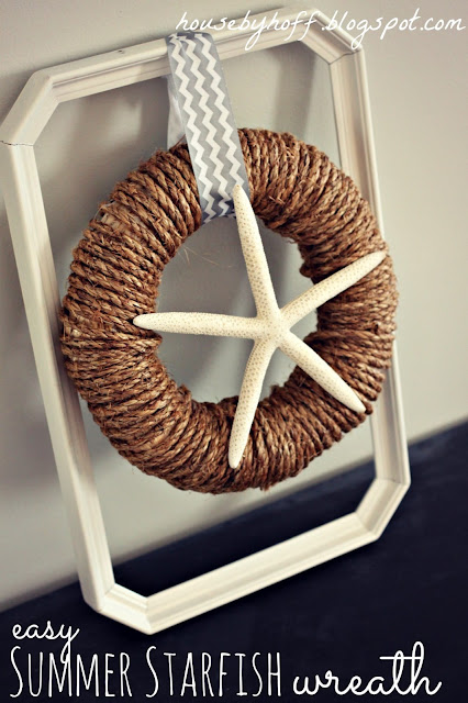Starfish Wreath (10 Summer Seashell Decor Ideas) #decor #decorating #seashells #beach #summer #sea Starfish Wreath (10 Summer Seashell Decor Ideas) #decor #decorating #seashells #beach #summer #sea