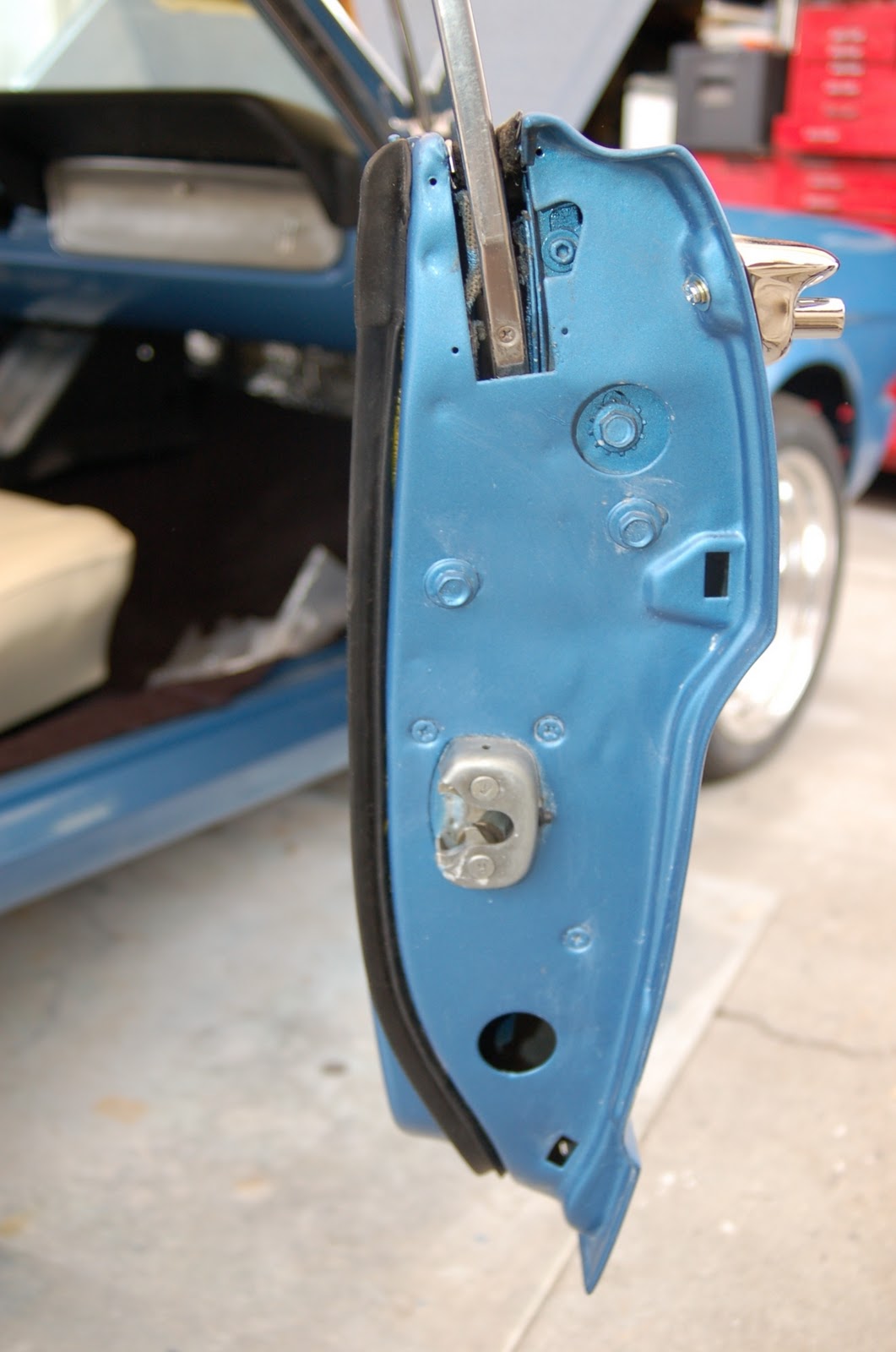 LeLu's 66 Mustang Door Weatherstrip, Trunk Sound Deadner