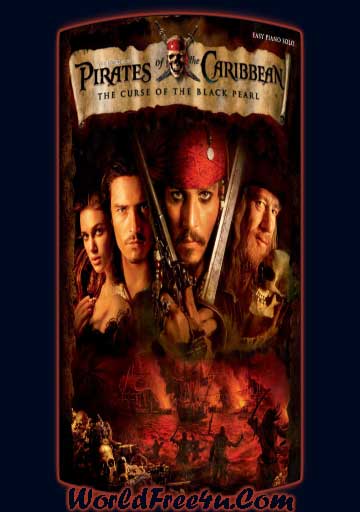 Poster Of Pirates of the Caribbean 1 (2003) Full Movie Hindi Dubbed Free Download Watch Online At worldfree4u.com