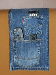 Old Jeans Remote control holder