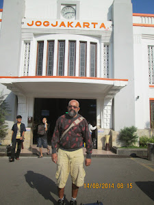 Arrival at "YOGYAKARTA TRAIN STATION".