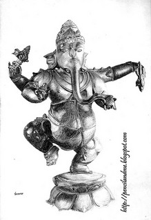 Lord Ganesh - Pencil Drawing ~ Sathish's Gallery - Pencil ...
