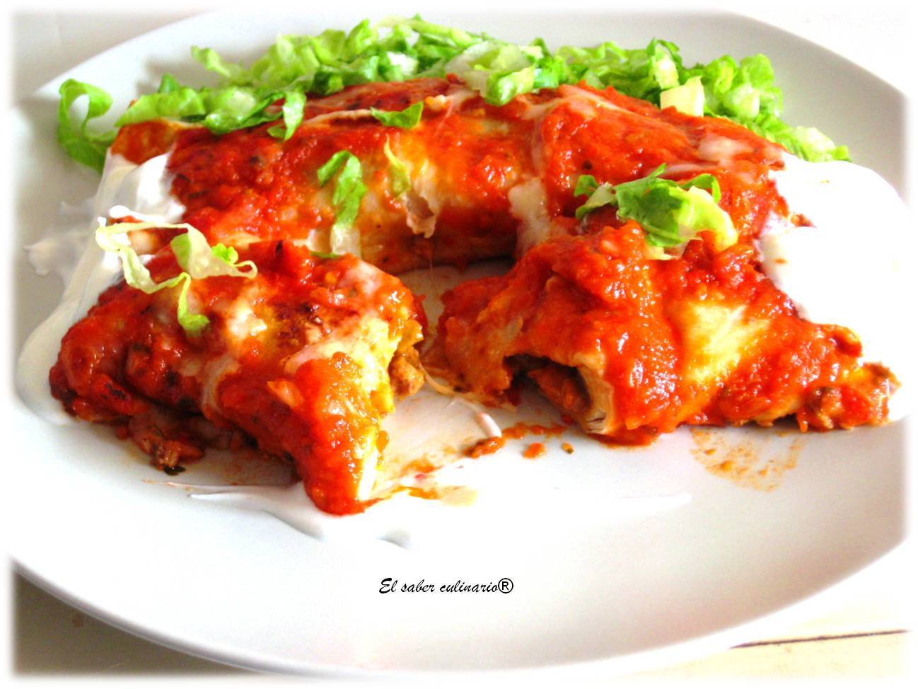 Enchiladas de carne con berenjena (cocina mexicana a mi manera) El