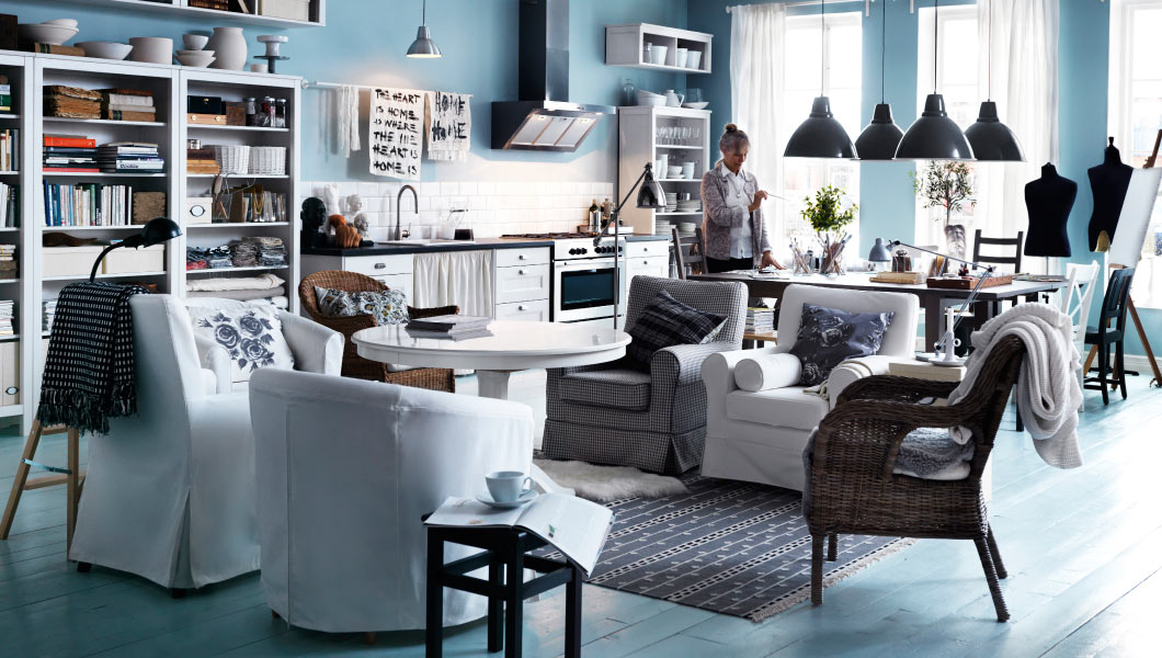Homedecorationideas: salones de ikea