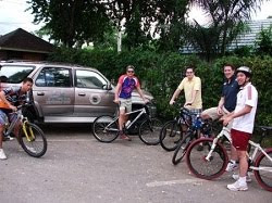 Ride mountainbike tour at Pakhchong city