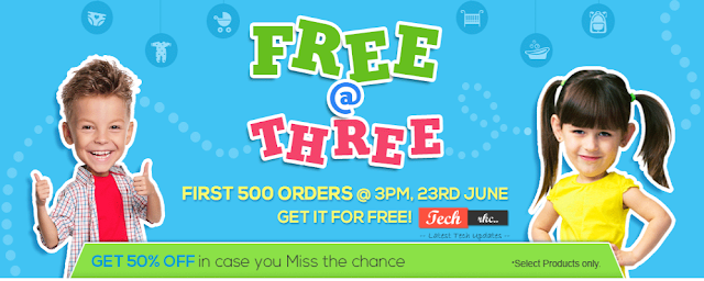 First Cry Products Absolutely Free @ 3:00 PM June 2015 First Cry Products Absolutely Free @ 3:00 PM June 2015