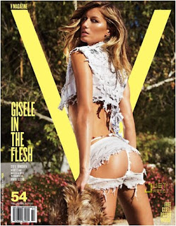 gisele bündchen, butt, magazine cover, brasil,