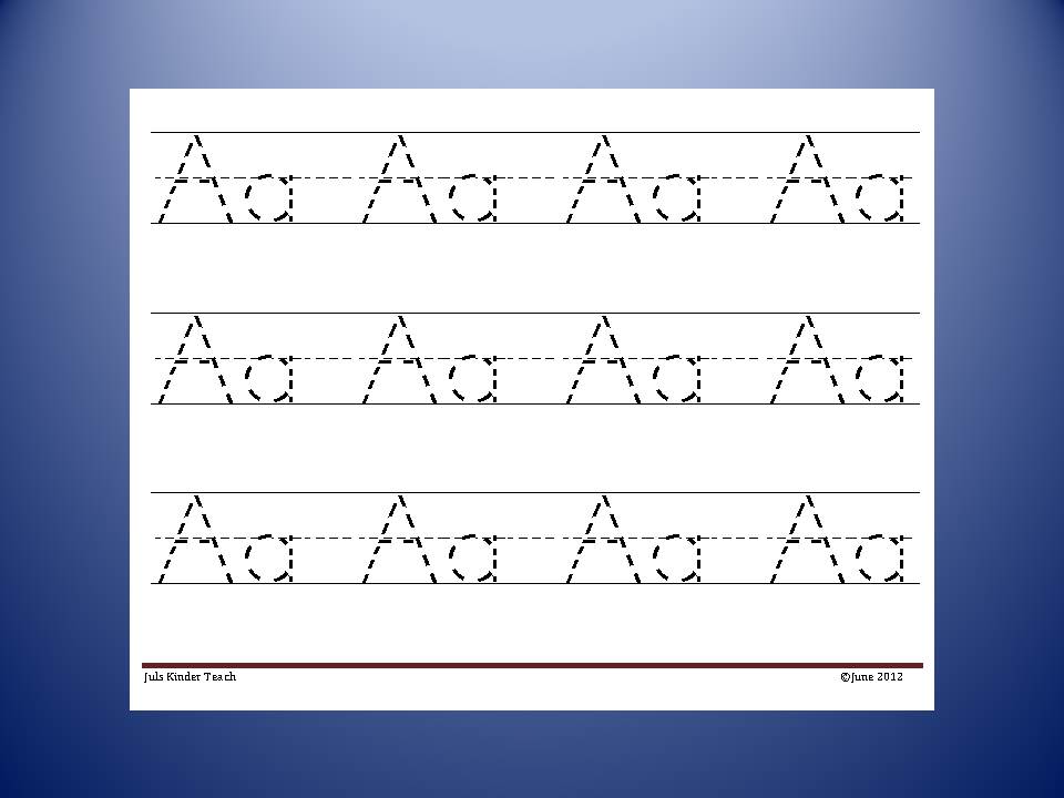 Abc Handwriting Practice