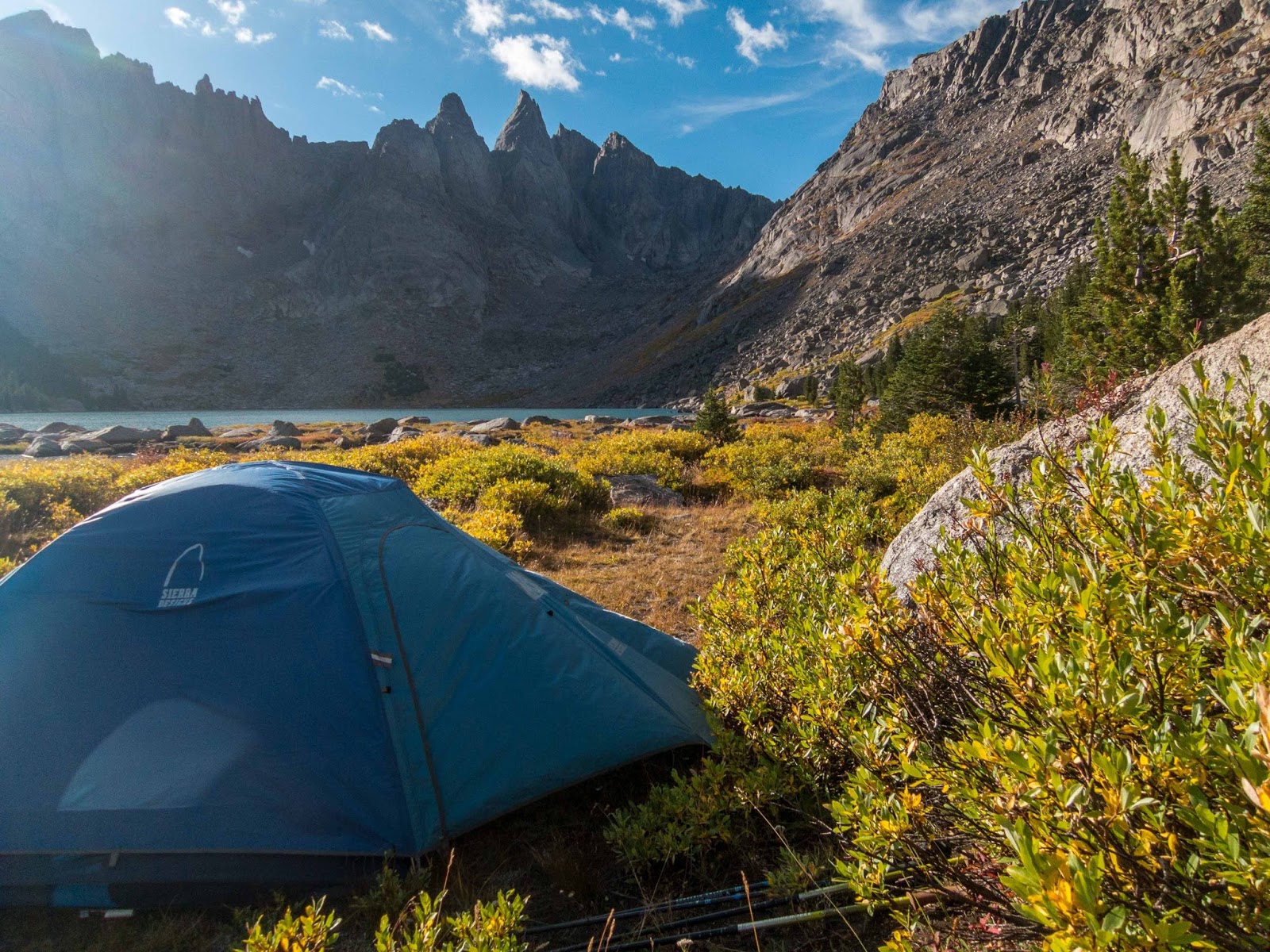 Eric's Hikes Wind River High Route Day 7 Shadow Lake to Big Sandy