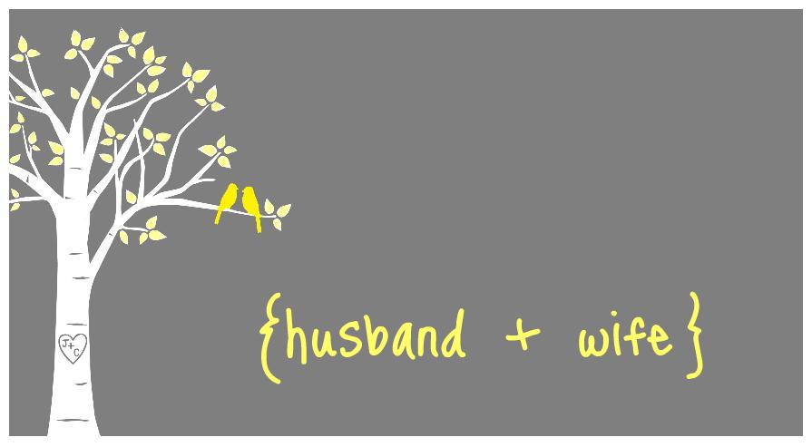 Husband Wife Frame Jewelry Display Husband Wife