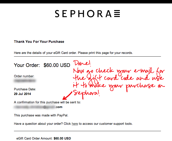 Smart Hack DIY How to use PayPal on Sephora R.K.C Southern