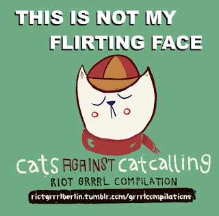 cats against catcalling logo