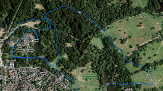 Karta över löpningen