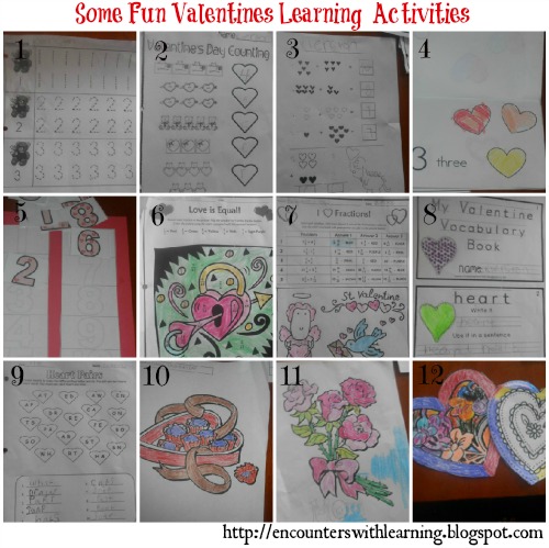 Encounters with Learning: Valentines: A Week in Review