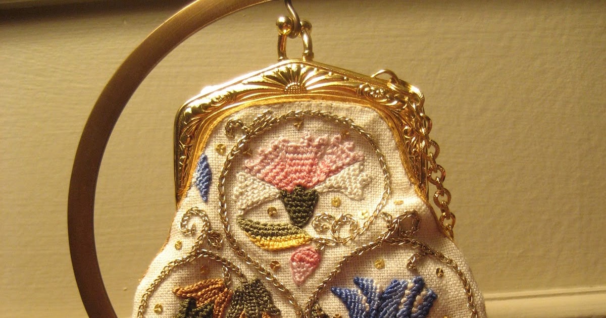 Baroque Embellishments Elizabethan Purse Peascods & Posies