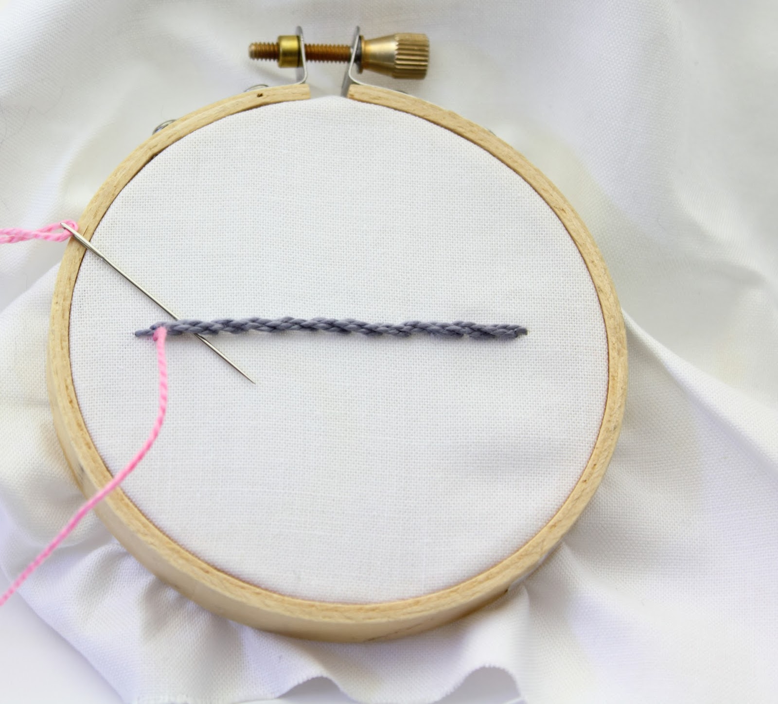 big B Whipped Stem Stitch
