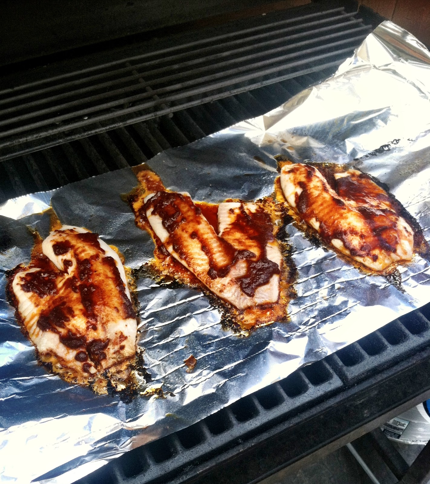 Cookin' in Heels Spicy Grilled Tilapia Tacos with Grilled Corn Slaw