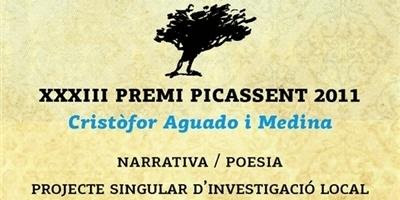 XXXIII Premi Picassent 2011 'Cristòfor Aguado i Medina'