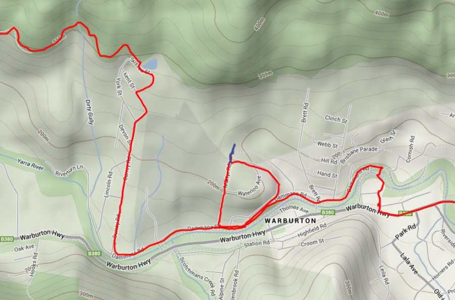 Nedly on his Treadly LilydaleWarburton Rail Trail Tour