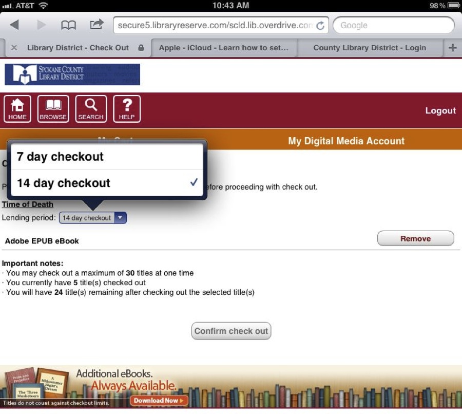 Mac IT Help iPad OverDrive Tutorial