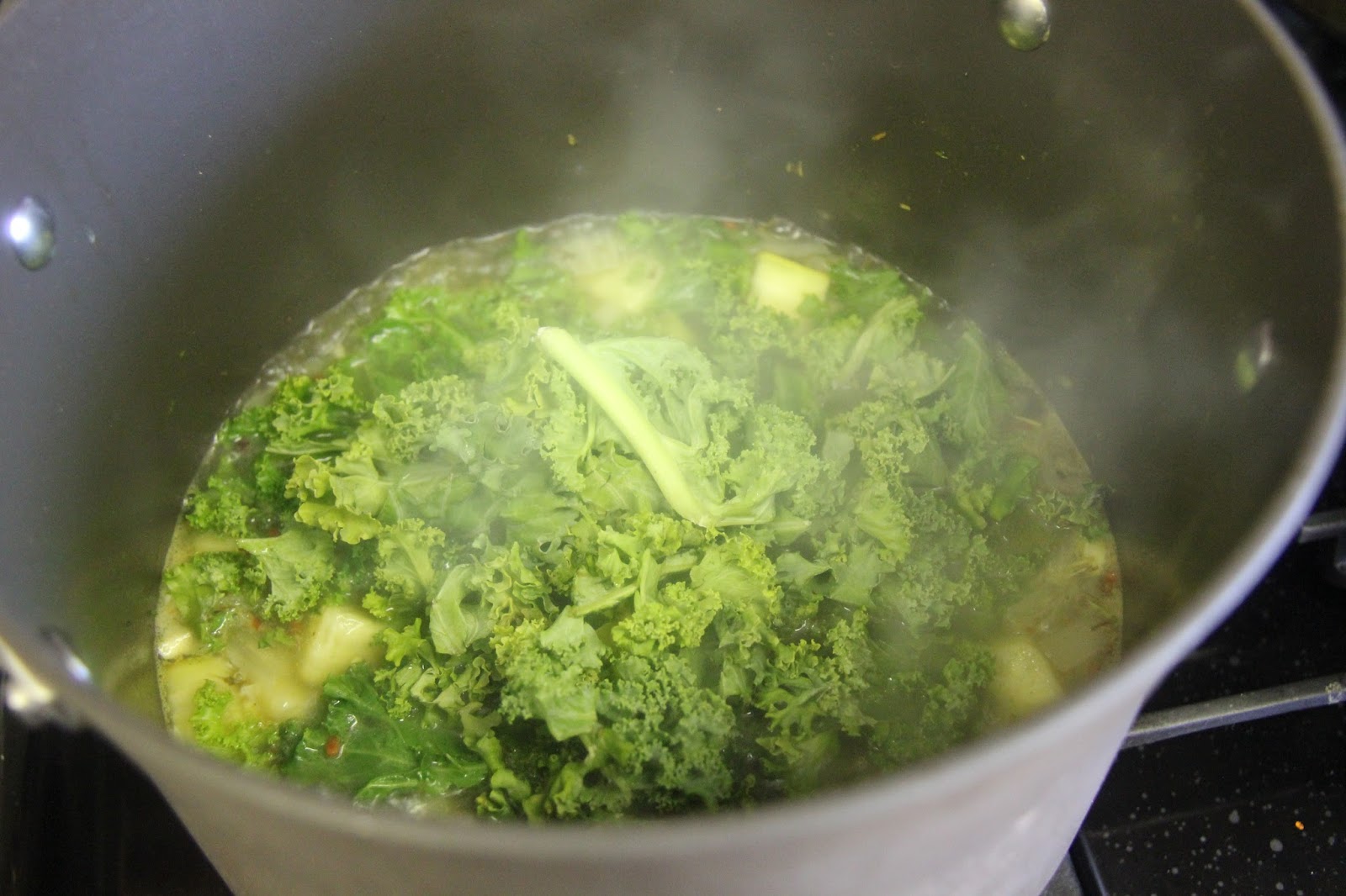 Yummilicioussss! Lima Bean and Kale Soup