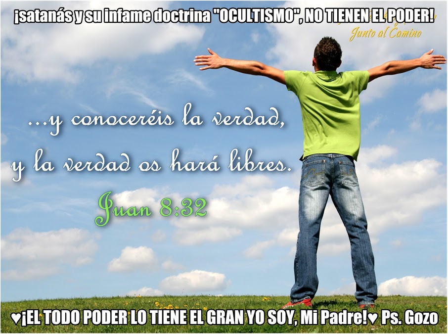 " EL OCULTISMO NO TIENE EL PODER ¡ JESUCRISTO TIENE EL TODOPODER ! "