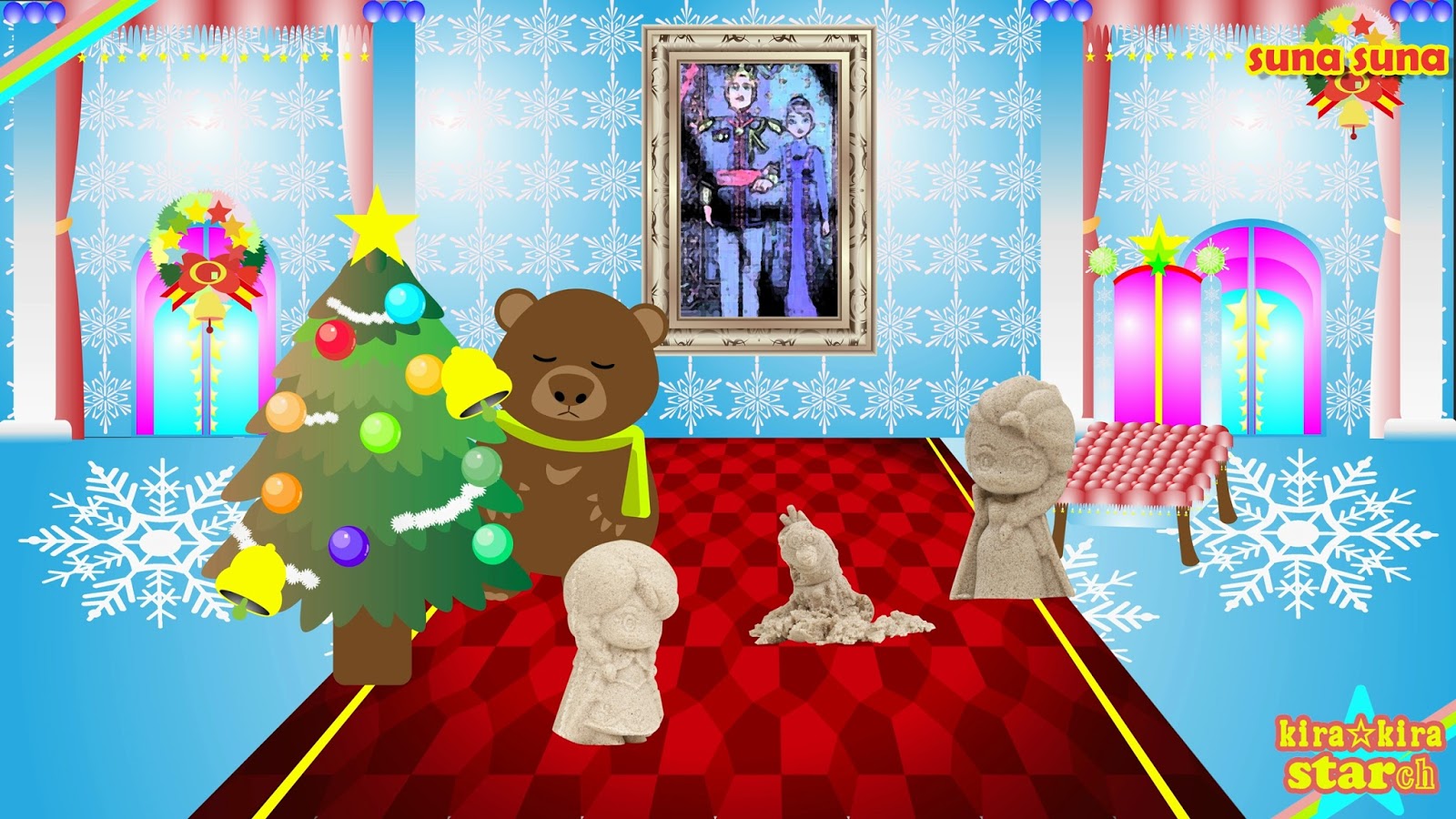ディズニー アナと雪の女王映画のオラフのクリスマス編第三話 Sunasuna すなすな アナと雪の女王 スナスナ アナ雪 おもちゃで遊ぶ アンパンマンも登場 Frozen Toys キラキラスター チャンネル