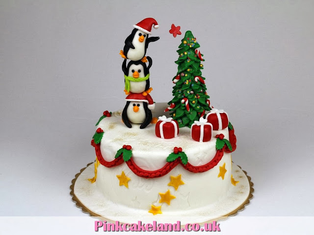 Christmas Cake in London - Pinkcakeland.co.uk