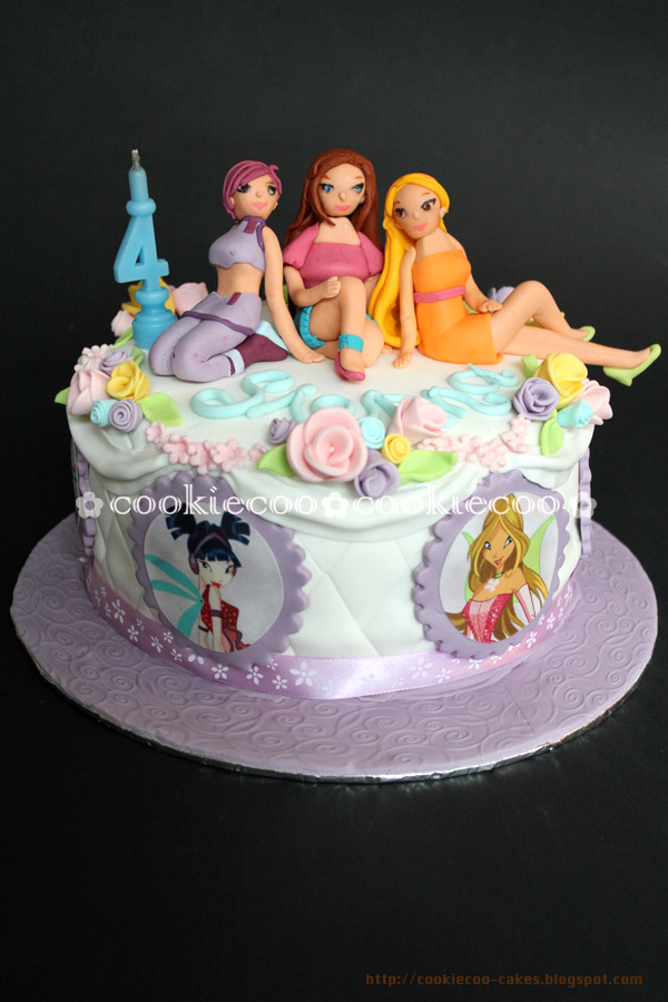 cookiecoo Winx Club cake for Sienna